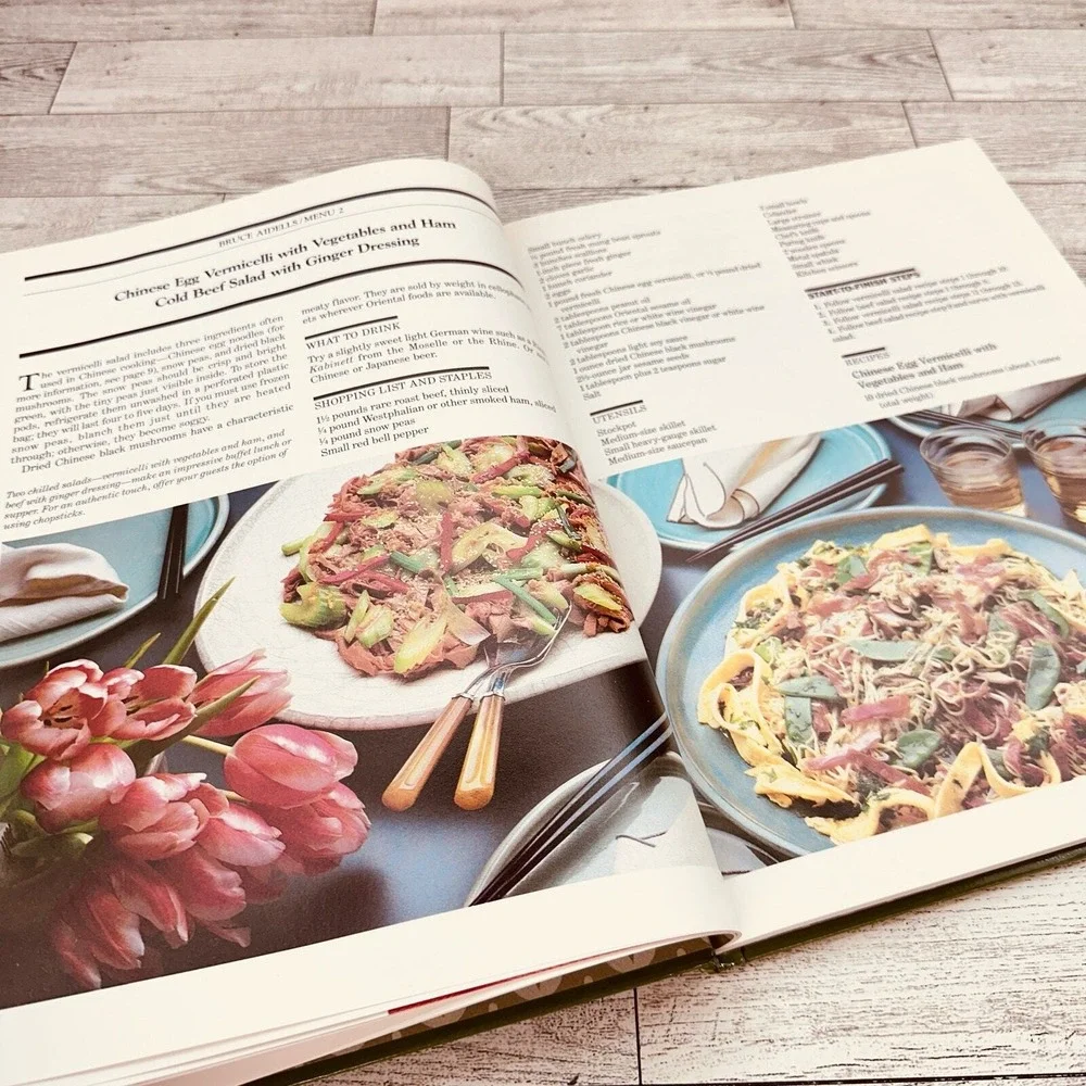 1985 Salad Menus Great Meals in Minutes Time-Life Books Cookbook‎ HC Vtg